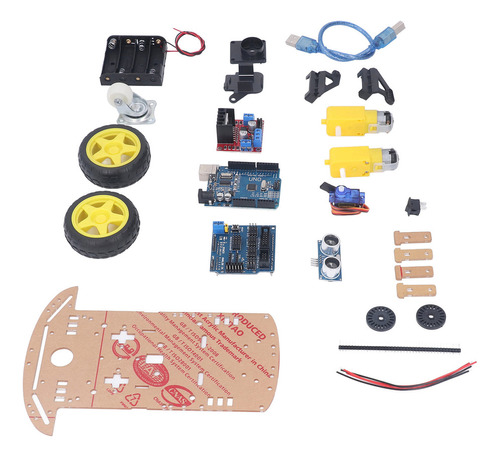 Kit De Chasis De Coche Robot Inteligente, Desarrollo Program
