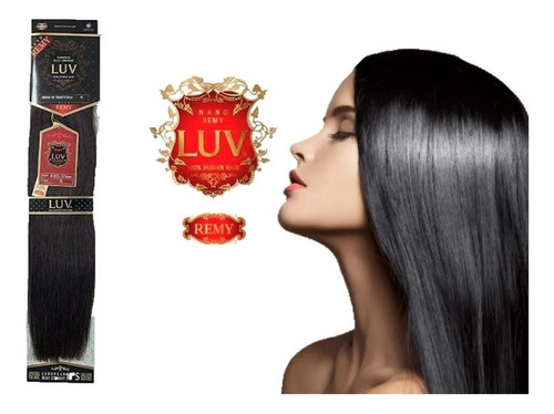 Extensiones De Cabello Luv Remy 100% Naturales Humano 18