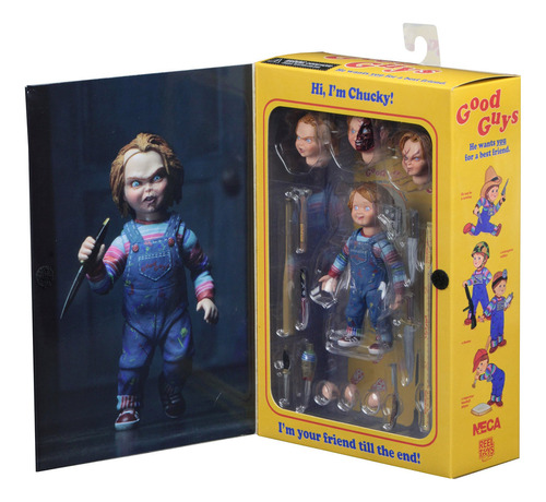 Figura De Acción De Chucky En Escala, 4 Pulgadas, Marca Ne.