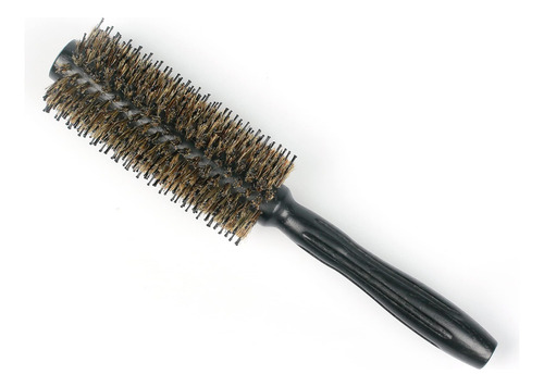 Cepillo Redondo Para El Pelo Con Cerdas Naturales De Jabalí