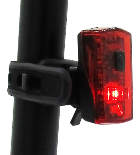 Luz P/ Bicicleta Urbano Trasera Benotto De Freno Recargable Color Negro