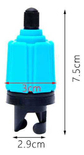 Adaptador De Bomba De Bote Inflable Adaptador De Azul