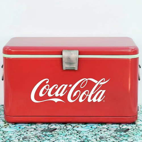 Calcomanías Vinilo Coca-cola Script Set 2 Blanco 29.2x8.9cm