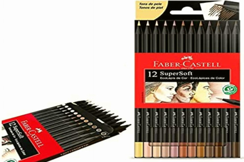 Colores Faber-castell Super Soft Tonos Piel X 12,