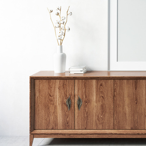 Manilla Creativa Para Muebles, Diseño De Hojas, Puerta De Ar