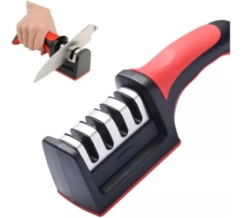 Afilador De Cuchillos Y Tijeras Profesional Manual 4 En 1