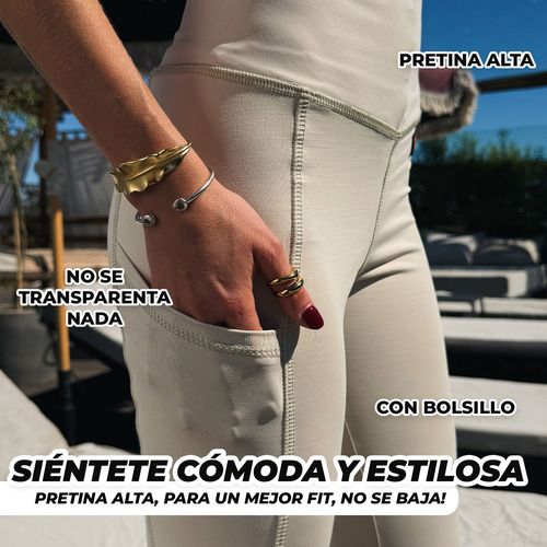 Calza Deportiva Leggins Orxfit Gym Mujer Sunset Santorini