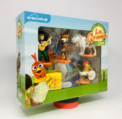 La Granja De Zenon Audiolibro Con Figuras Y 4 Libros