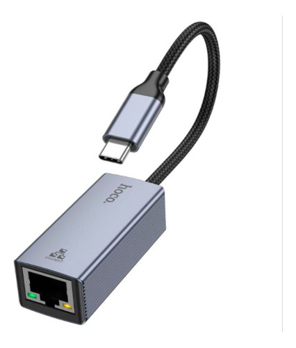 Adaptador Hoco Red Ethernet Rj45 A Type-c 1000 Mbps