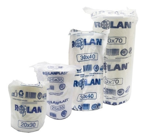 Bolsa Arranque A/densidad Rolan 30x40 1,5 Kg Bulto 6 Rollos