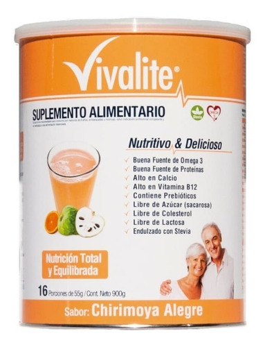 Vivalite Gold 900g (5 Sabores) Formula Completa Balanceada