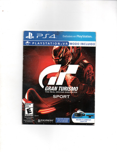 Gran Turismo Sport - Ps4 Fisico Original Sobre