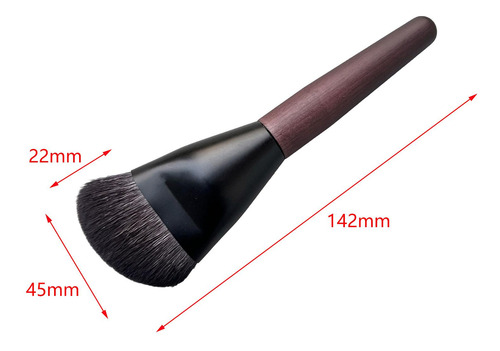 Brocha De Maquillaje En Polvo, Brocha Para Sombra De Ojos