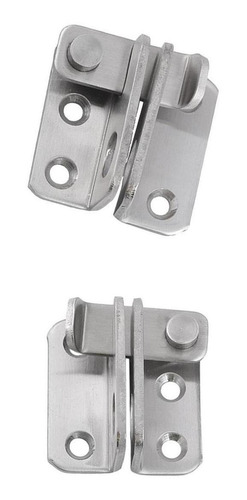 2x Cerradura De Puerta De Acero Inoxidable Cerradura De La