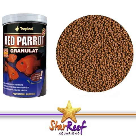 Ração Red Parrot Granulat 400g Tropical Para Aquarios