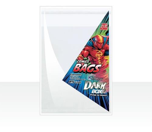 Folio Bolsa Protectora Para Comics Dc Marvel Salvat Darkbox