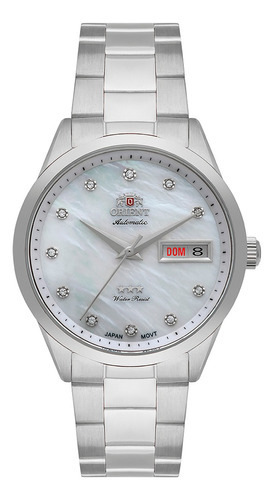 Relógio Orient Automático Feminino F49ss015l S1sx Prata