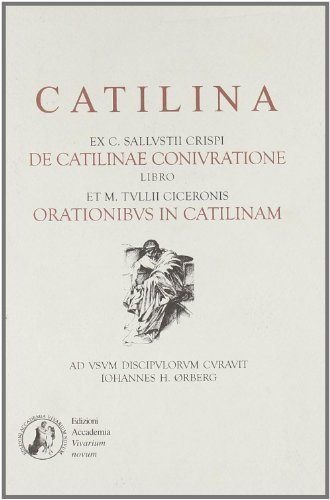 Catilina (sallustius Et Cicero), De Aa.vv. Editorial Cultura Clasica En Español