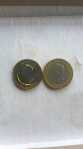 Monedas Venezolanas Bordes Dorados 2007-2009 No Imantan 