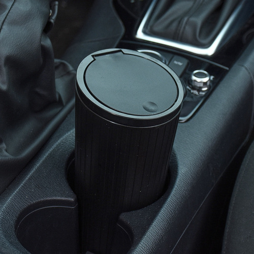 Bote De Basura Negro Xhuangtech Mini Essential Para Coche Co