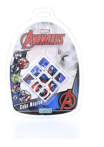 Cubo Mágico Avengers 3x3 Tipo Rubik Ditoys Dia Del Niño