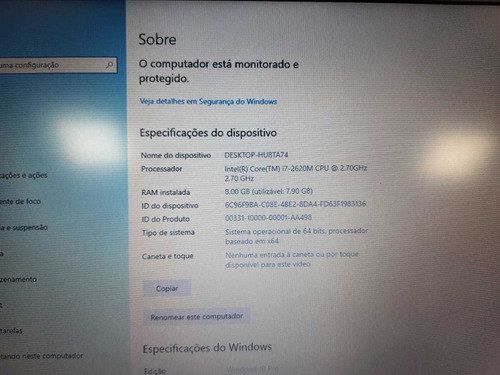 Imagem 10 de 10 de Notebook Dell E5420 I7 8gb Ram Ssd 120gb Garantia Nf Detalhe