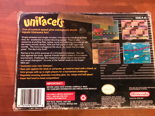 Uniracers Snes (Usado)