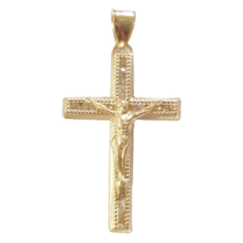 Cruz Oro 14k Ideal Para Comunión O Regalo 