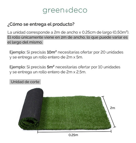 Cesped Sintetico Pasto Artificial Rollo Cuatricolor Premium 30 Mm