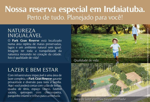 Imagem 2 de 5 de Terreno À Venda, 295 M² Por R$ 330.000,00 - Condomínio Gran Reserve - Indaiatuba/sp - Te0737