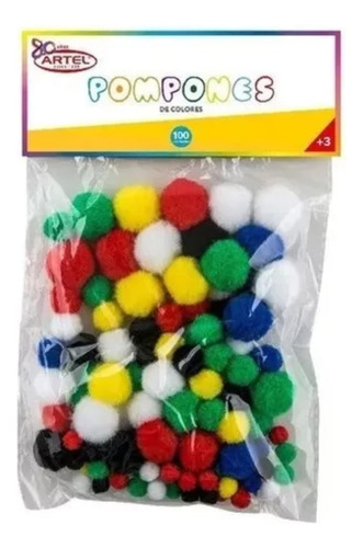 Set Manualidades Artel Pompones + Limpia Pipas + Ojos Locos