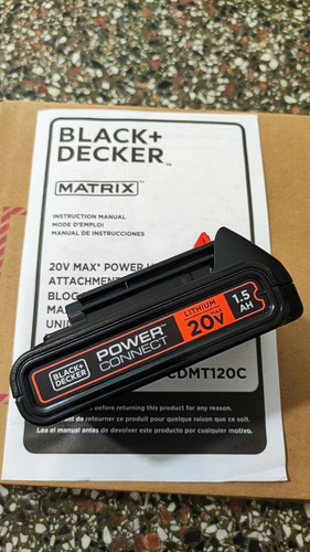 Batería Black Decker Matrix 