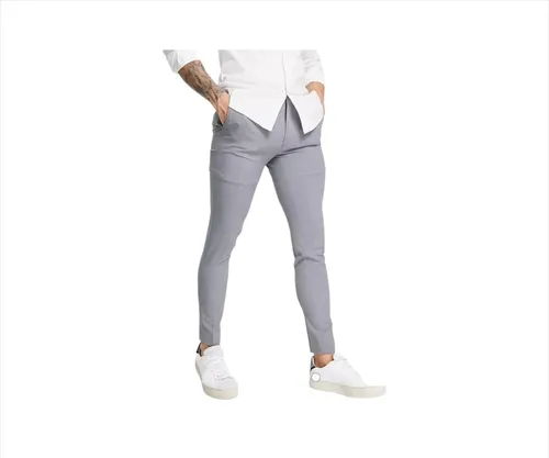 Pantalon De Vestir Gris Claro Hombre MercadoLibre