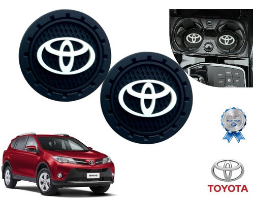 Par Porta Vasos De Auto Universal Toyota Rav4 2013-2015