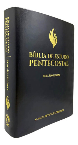 Bíblia De Estudo Pentecostal Edição Global - Letra Grande | Preta