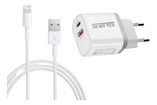 Cargador iPhone Ficha Dobleusb 7a + Cable Lightening Easybuy