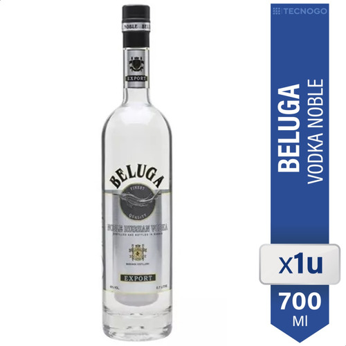 Vodka Beluga Noble 700ml Ruso Botella Tragos