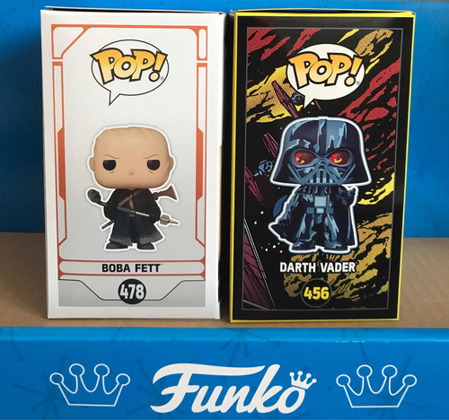 Funko Boba Fett 478 Nycc Y Darth Vader 456 Set De 2 Piezas (Usado)