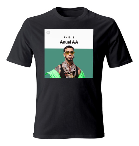 Playera Anuel Aa, Camiseta Trap Latino Spotify