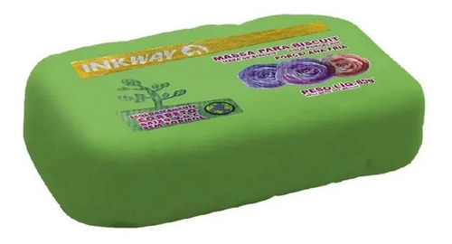 Massa Para Biscuit 85g Verde Musgo Inkway