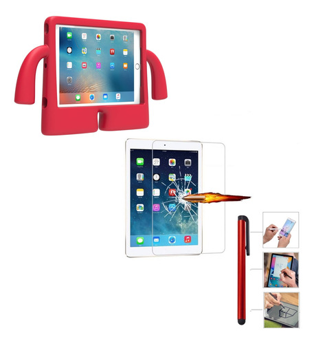 Funda Niños Anti Golpes + Mica + Lapiz iPad Pro 9.7 A1673
