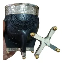 Comprar Mate Imperial Base Alpaca Cerrada + Bombillon Alpaca + Caja