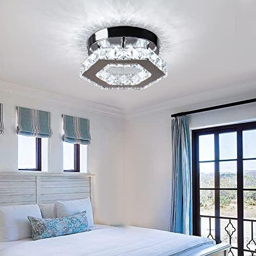 Cainjiazh Mini Lámpara De Techo Led De Cristal, Lámpara CoLG