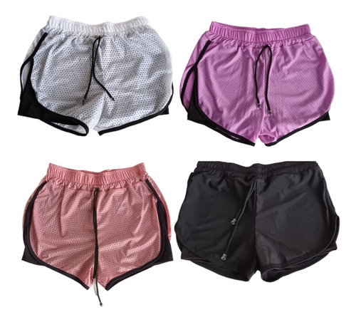 Pantaloneta Deportiva Mujer Licra Interior Para Ejercicio Jj