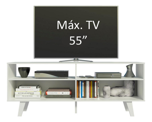 Mueble Mesa Para Tv Rack Madesa Oslo Hasta 55'' Bb