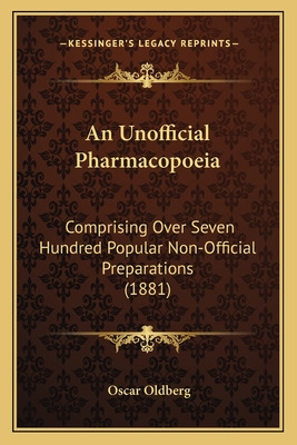 Libro An Unofficial Pharmacopoeia: Comprising Over Seven ...