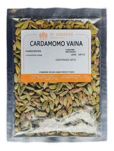 Cardamomo Vaina 300 Gramos Granel