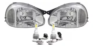 Juego Optica Chevrolet Corsa 2007 2008 2009 2010 + Cree Led