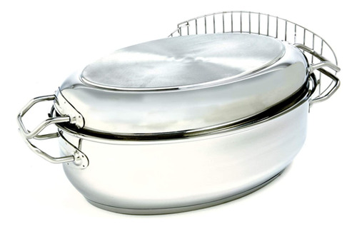 Norpro Acero Inoxidable Krona 8 Quart Multi Asador, 18.75in 