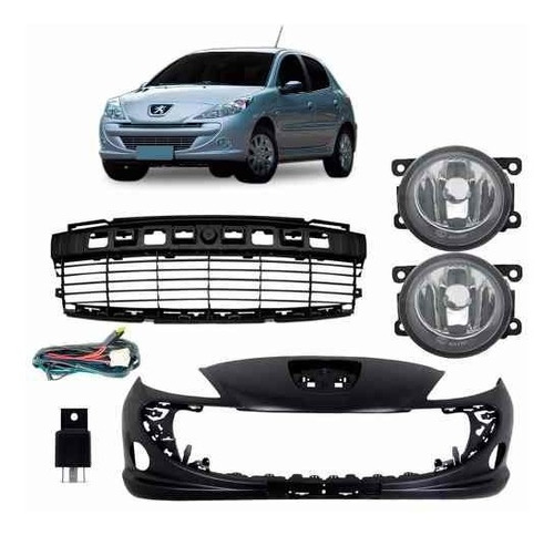 Kit Parachoque Peugeot 207 2008 2009 2010 2011 2012